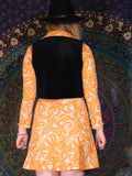 Black Velvet Cropped Vintage 70's Waistcoat - Penny Bizarre - 4
