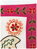 HAND MADE INDIAN ELEPHANT EMBROIDERY WALL HANGING TAPESTRY