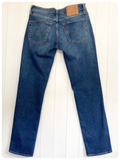 LEVI LEVIS DARK BLUE DENIM 511 SLIM FIT STRETCH JEANS W30 L32