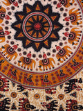 Indian Wall Hanging Single Throw Bedspread Elephant - Penny Bizarre - 2