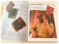 VINTAGE 1980’s BIG HARD BACK BOOK DESIGNS CROCHET KNITTING APPLIQUÉ EMBROIDERY PATCHWORK QUILTING PATTERNS