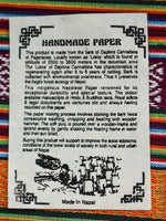 Hand Made Nepalese Bhutani Woven Fabric Notebook - Penny Bizarre - 3