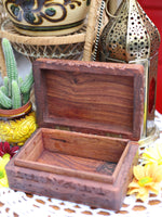Hand-made Indian Wooden Box Om - Penny Bizarre - 3