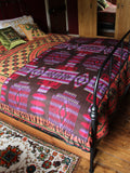 Nepalese Aztec Wool Throw Blanket Shawl - Penny Bizarre - 5