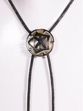 Hand Crafted Navajo Concho Bootlace Bolo Tie Western Necklace - Penny Bizarre - 2