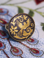 Bohemian Vintage Inlaid Phoenix Ring - Penny Bizarre - 1