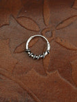Hand Crafted 925 Sterling Silver Balinese Nose Ring 8mm - Penny Bizarre - 1