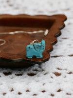 Hand Crafted Gemstone Elephant Necklace - Penny Bizarre - 12