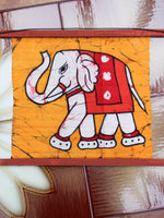Hand Made Indian Elephant Om Batik Wall Hanging - Penny Bizarre - 9