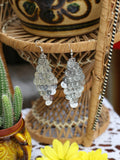 Hand Crafted Vintage Indian Coin Earrings (Gold or Silver) - Penny Bizarre - 5