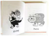 SET OF 3 VINTAGE 1970’s CAT CARTOON BOOKS SIGNED BY AUTHOR ILLUSTRATOR BRUCE ANGRAVE CAT-ALOGUE MAGNIFI-CAT TRIPLI-CAT