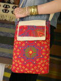 Indian Silk & Cotton Mandala iPad Notebook Bag - Penny Bizarre - 3
