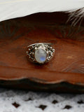 Sterling Silver Vintage Moonstone Ring - Penny Bizarre - 2
