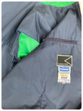 ORIGINAL VINTAGE 70’s KLEPPER NAVY GREEN CHEVRON WINDBREAKER JACKET COAT MOD SCOOTER SIZE L