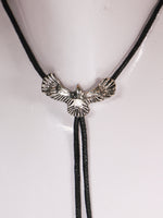 Hand Crafted Eagle Bootlace Bolo Tie Western Necklace - Penny Bizarre - 2