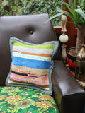 Hand Made Kilim Rag Rug Cushion Cover - Penny Bizarre - 8