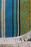 Vintage 60's 70's Fringed Double Bedspread Throw Blanket - Penny Bizarre - 2