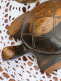 Vintage Wooden Indian Carved Turtle - Penny Bizarre - 3
