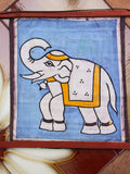 Hand Made Indian Elephant Om Batik Wall Hanging - Penny Bizarre - 11