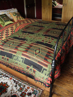 Nepalese Aztec Wool Throw Blanket Shawl - Penny Bizarre - 2