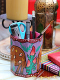 Nepalese Hand Painted Pen Holder - Penny Bizarre - 9