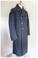 VINTAGE 70’s 80’s RAF ROYAL AIR FORCE MILITARY GREATCOAT GREAT COAT OVERCOAT 38 40L
