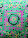 Indian Hand Made Silk Mandala Alpana Cushion Cover - Penny Bizarre - 6
