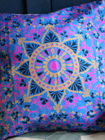 Indian Hand Made Silk Mandala Alpana Cushion Cover - Penny Bizarre - 4