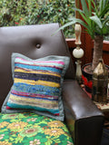 Hand Made Kilim Rag Rug Cushion Cover - Penny Bizarre - 1