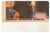 ORIGINAL VINTAGE 80’s MORRISSEY THE SMITHS CONCERT POSTER PRINT PHOTO NME JANUARY 1989 WOLVERHAMPTON