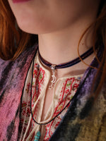 Hand Crafted Moon Child Velvet Choker Necklace - Penny Bizarre - 4