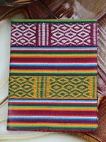 Hand Made Nepalese Bhutani Woven Fabric Notebook Pocket Book - Penny Bizarre - 2