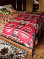 Nepalese Aztec Wool Throw Blanket Shawl - Penny Bizarre - 3
