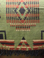 Nepalese Aztec Wool Throw Blanket Shawl - Penny Bizarre - 7