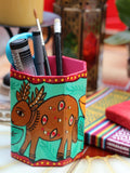 Nepalese Hand Painted Pen Holder - Penny Bizarre - 3