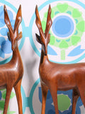 Vintage 70's Wooden Antelope (pair) - Penny Bizarre - 2