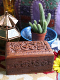 Hand-made Indian Wooden Box Pentagram - Penny Bizarre - 2