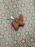 Hand Crafted Gemstone Elephant Necklace - Penny Bizarre - 9