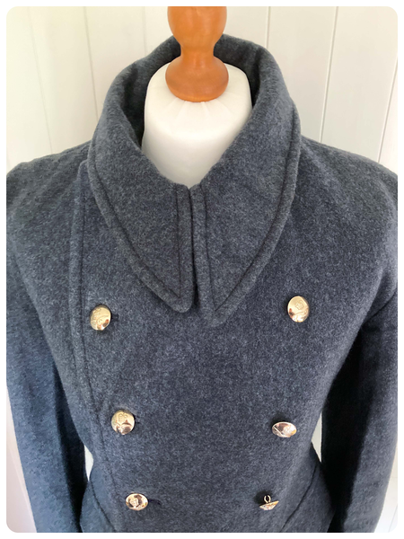 VINTAGE 60 s RAF ROYAL AIR FORCE MILITARY GREATCOAT GREAT COAT
