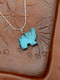 Hand Crafted Gemstone Elephant Necklace - Penny Bizarre - 13