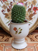 Hand Painted Vintage 1970's Pottery Plant Holder Goblet - Penny Bizarre - 2