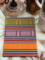 Hand Made Nepalese Bhutani Woven Fabric Notebook - Penny Bizarre - 1