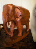Large Vintage Wooden Indian Elephant - Penny Bizarre - 2