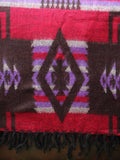 Nepalese Aztec Wool Throw Blanket Shawl - Penny Bizarre - 9