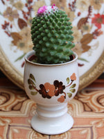 Hand Painted Vintage 1970's Pottery Plant Holder Goblet - Penny Bizarre - 1