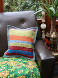 Hand Made Kilim Rag Rug Cushion Cover - Penny Bizarre - 5