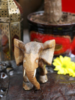 Medium Vintage Wooden Indian Elephant - Penny Bizarre - 2