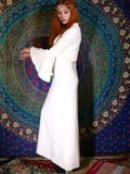 Vintage 1970s White Maxi Goddess Wedding Dress - Penny Bizarre - 2