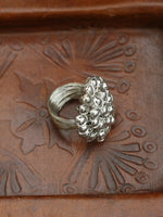 Hand Crafted Vintage Indian Wirework Flower Ring (Silver) - Penny Bizarre - 3