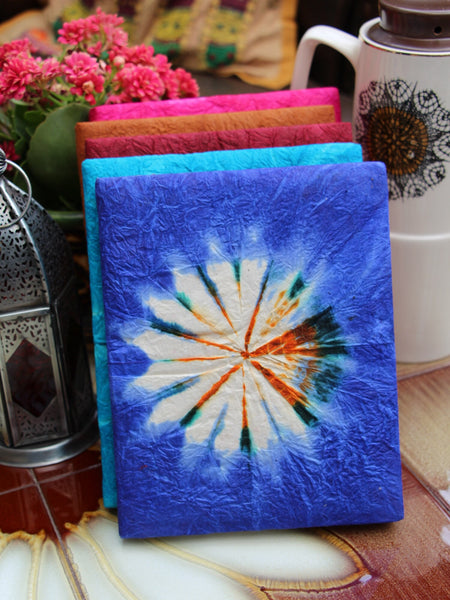 Hand Made Nepalese Tie Dye Notebook - Penny Bizarre - 1